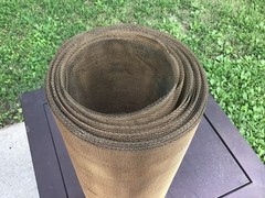 Vintage Bronze Woven Wire Mesh Screen Screening Roll ~ 24 inches x 40 foot