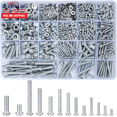 1080 Pcs Screws Bolts and Nuts Assortment Kit, Metric Machine Screws and Nuts an