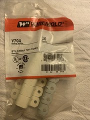WIREMOLD V704 STEEL STRAP PKG OF 10 – NEW – Factory Sealed