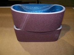PREMIUM A/O, X-WEIGHT SANDING BELTS 4″ X 24″, 10 – PACK, 120-GRIT