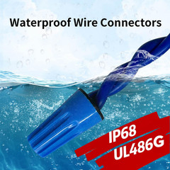 Waterproof Wire Connectors Nuts 100 Pcs Landscape Lighting Connectors Waterproof