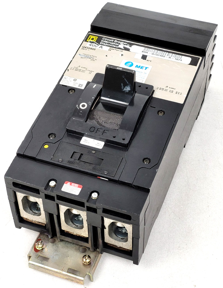 Q432400 Square D 400 Amp 240 Volt Circuit Breaker – Next Day Option – Flaw