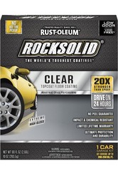 Rust-Oleum 282829 RockSolid Polycuramine Garage Floor Coating Clear Kit