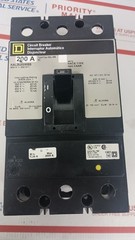 Square D KAL KAL26200 2 Pole 200 Amp 600v Gray Label I-Line Circuit Breaker “AK”
