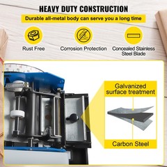 VEVOR Semi-Automatic Water Tape Dispenser Gum FX-800 Carbon Steel Adjustable