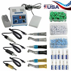 Marathon Electric Micromotor 35K RPM Contra Angle/Straight Handpiece/Burs/Cups