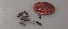 18-8 Stainless Steel, Slotted Roll Spring Pin, .062″ Dia x 3/16″ Length, 300 pcs