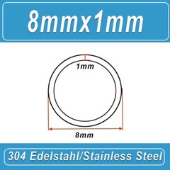 Stainless Steel Round Tube Length 300mm Metal Straight Pipe OD 8mm to 325mm