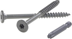 Ledgerlok Flat Head Wood Screws – 250 Pack, 3-5/8″ Length