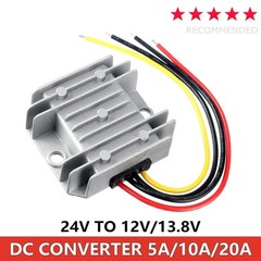 DC DC Converter 24V 36V 48V 60V 72V To 12V/13.8V Step Down Voltage Reducer