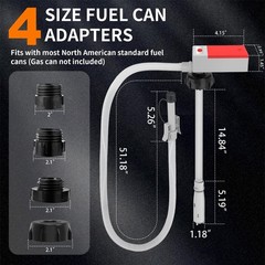 Automatic Fuel Transfer Pump with Auto Stop Sensor Overfill Protection, Fast …