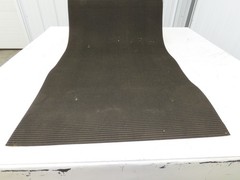 24″W x 40′ Rough Grip Top Rubber Conveyor Belt 2-Ply Black 1/4″Thick 40′ Length
