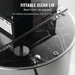 4/8-Frame 333lb Stainless Steel Electric Honey Extractor & Centrifuge