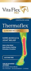 12 Ounce Horse Gel Liniment Cooling Warming Pain Relief MSM Acetone Free