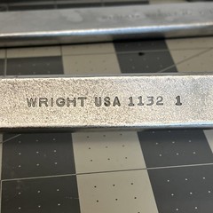 Wright Tools USA No. 1140 /1136 /1132 Combination Wrench 1-1/4″/1-1/8”/1” 12pt