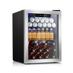 Kismile Mini Refrigerator Cooler 48L Beverage Fridge for 16 Bottle 68 Can,1.7…
