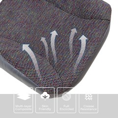 Driver Side Bottom Cloth Seat Cover Mist Gray Dodge Ram 1500 2500 3500 1998-2002