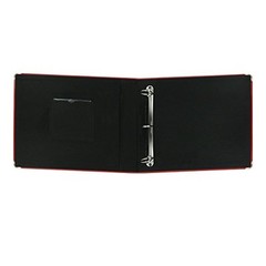 Red 12×12 Storage Binder Pioneer 3 Ring Sewn Leatherette Album