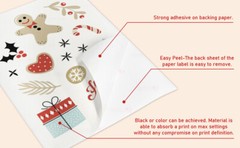300Pcs 2x4inch Blank Stickers White Labels Self Adhesive Crafts Personalize Tag