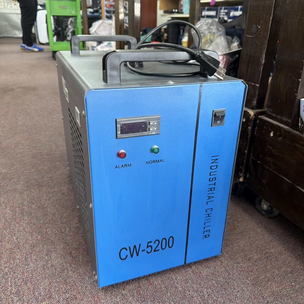 Industrial Water Chiller CW-5200 for 60W-150W CO2 Laser Engraver Cutter Machine