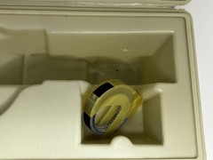 Vintage DYMO 1550 Tapewriter Label Maker with 3 Wheels, Tape & Case