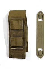 NEW BLACKHAWK 38CL92CT NIGHTOPS FLASHLIGHT POUCH MOLLE W/ SPEED CLIP COYOTE TAN