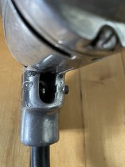 Vintage THOR Silverline 1/4″ Angle Drill WORKS MISSING Trigger plug in electric
