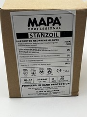 12 Pack MAPA 334947 Professional Stanzoil Neoprene Gloves NL-34 Size M