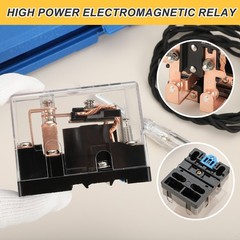 AC110V 120A Electromagnetic Relay High Power Relay DPDT 2NO 2NC 8 Terminal