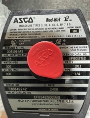 EF8342G001MS ASCO REDHAT 120V 1/4″ 4 way SOLENOID VALVE MANUAL OPERATOR EF 8342G