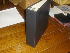 Vintage SPM Manufacturing Co. 2.5″ 3-Ring Binder, Black Textured Finish