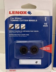 LENOX Tubing Cutter Wheels Set 2 pc 5/8 Inch Replacement CHN 1921697 (2 Packs)