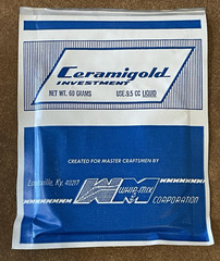 WHIP-MIX Ceramigold Investment No Liquid Packet ONLY Dental Dentistry Denture