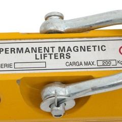 440lbs/200kg Permanent Magnetic Lifter 2.5 Safety Factor Yellow Lifting Magnet