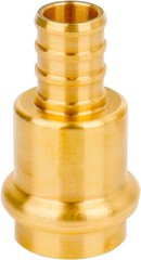 12-Pack 1/2″ Press X 1/2″ PEX Adapter Brass Crimp Copper to PEX Fittings