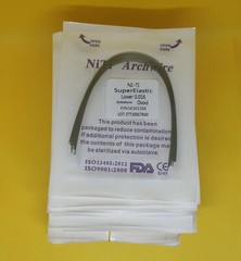 10Pcs/Pack Dental Super Elastic NITI Arch Wires Orthodontic Round Ovoid Form