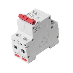 AC/DC MCB Mini Circuit Breaker 1/2/3P Type C 6 10 16 25 32 40 63 80 100 125Amp