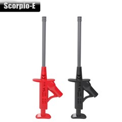2PCS Flexible Insulated Quick Test Hook Clip Multifunctional Test Probe 1000V