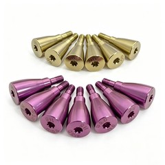 Dental Titanium NC/RC Healing Abutment Closure Cap Bone Level Fits ITI Straumann