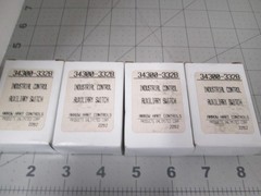 Arrow Hart, 34300-332B, Industrial Control Auxiliary Switch, New, Lot of 4