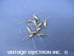 (10) MIAL Axial Lead Polystyrene Capacitors: 220pF 10% 1000V (Italy) FREE SHIP