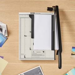 VEVOR Paper Cutter Guillotine Trimmer 15″ 16 Sheets Cutting Capacity Metal Base