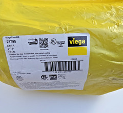 Viega MegaPressG 28795 4″ x 4″ Carbon Steel Coupling No Stop Zinc Nickel, NEW
