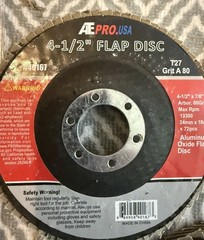 LOT of 4.5” wheels – 4 Flap Discs 3 Cutting Wheels And 3 Pack Diamond Saw Blades