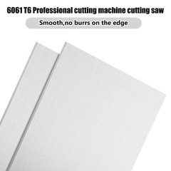 2 Pack 6061 T6 Aluminum Sheet Metal 8 x 8 x 5/16 Inch Flat Plain Plate Panel Alu