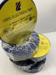 VINYL PVC ELECTRICAL TAPE 3/4″X 66′, FLAME RETARDANT, 1 ROLL BLUE