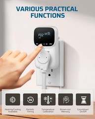 Digital Temperature Controller Thermostat 15A 1800W Greenhouse Incubator Heater