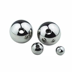 Solid Stainless Steel Non-Threaded Perforated Balls Rust Resistant OD 2-45 mm