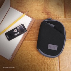 USA Gear Portable Voice Recorder Case – Accessory Pockets & Scratch Resistant
