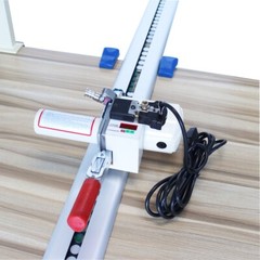 High Speed 110V 74.8″ Fabric Cutter Leather Textiles Cutting Machine 86.6″ Rack